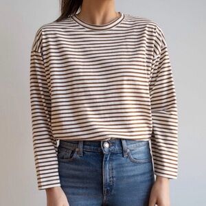 AYR French Fry Hydrangea Stripe Shirt